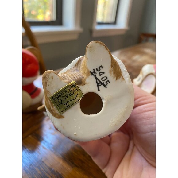 Vintage Homco Christmas Mice Santa Figurines Set Of 3 Holiday Collectibles - Picture 6 of 6